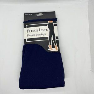 Dk  Blue S/M Gold Medal seamless fleece lined fashion leggings